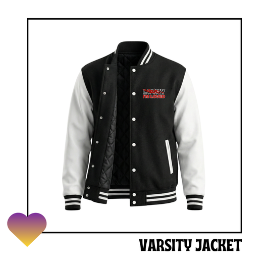 SIGNATURE VARSITY JACKET | BLACK & WHITE